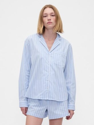 Camisa de pijama de popelina