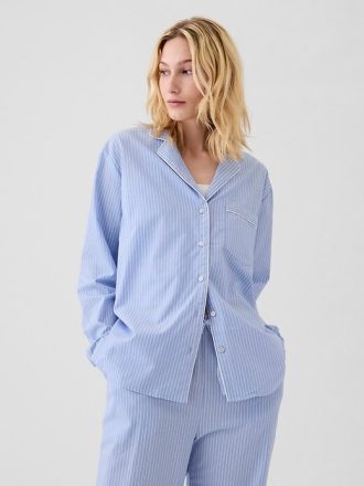 Camisa de pijama de popelina