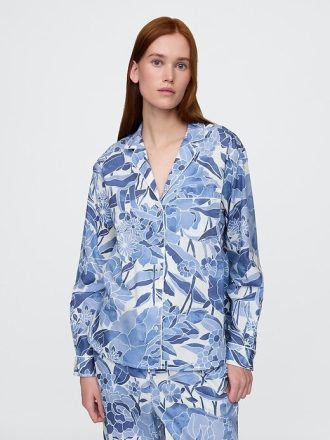 Camisa de pijama de popelina