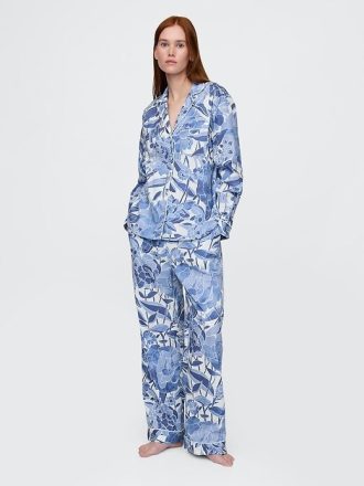 Camisa de pijama de popelina