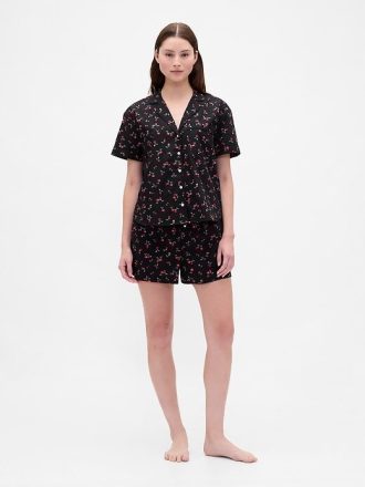 Camisa de pijama de popelina