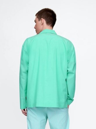 Camisa de pijama grande de popelina