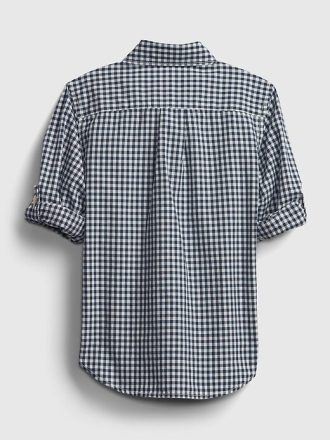 Camisa de popelina para bebé y niño pequeño