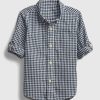 Camisa de popelina para bebé y niño pequeño