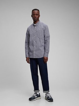 Camisa de popelina para todo el día de corte clásico
