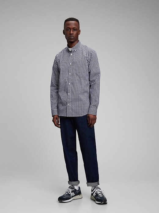 Camisa de popelina para todo el día de corte clásico Camisa de popelina para todo el día de corte clásico