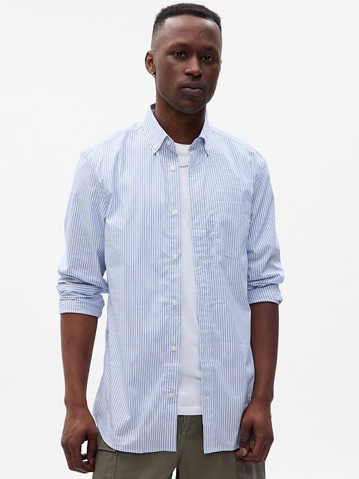 Camisa de popelina para todo el día de corte clásico Camisa de popelina para todo el día de corte clásico