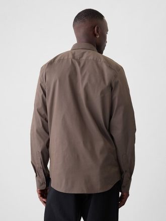 Camisa de popelina para todo el día de corte clásico