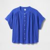Camisa dolman de gasa de algodón Camisa dolman de gasa de algodón