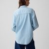 Camisa grande de mezclilla Chambray Camisa grande de mezclilla Chambray