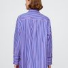 Camisa grande de popelina de algodón orgánico