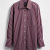 Camisa grande de popelina de algodón orgánico Camisa grande de popelina de algodón orgánico