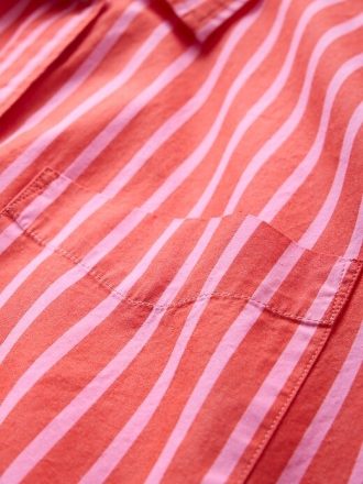 Camisa grande de popelina de algodón orgánico Camisa grande de popelina de algodón orgánico