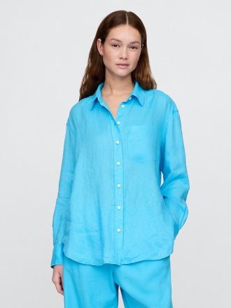 Camisa oversize 100% lino