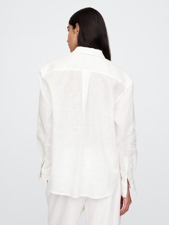 Camisa oversize 100% lino