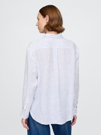 Camisa oversize 100% lino