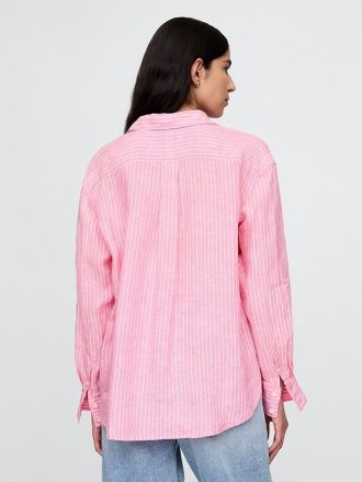 Camisa oversize 100% lino