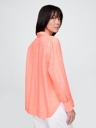 Camisa oversize 100% lino