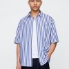 Camisa oversize de popelina de algodón orgánico Camisa oversize de popelina de algodón orgánico