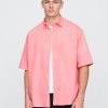 Camisa oversize de popelina de algodón orgánico Camisa oversize de popelina de algodón orgánico