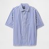Camisa oversize de popelina de algodón orgánico Camisa oversize de popelina de algodón orgánico