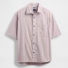 Camisa oversize de popelina de algodón orgánico Camisa oversize de popelina de algodón orgánico