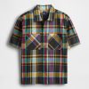 Camisa Oxford de cuadros mixtos Camisa Oxford de cuadros mixtos