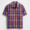 Camisa Oxford de cuadros mixtos Camisa Oxford de cuadros mixtos