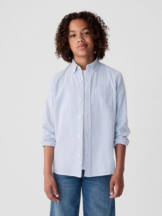 Camisa Oxford de uniforme para niños