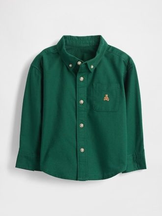 Camisa Oxford extragrande para bebés y niños pequeños