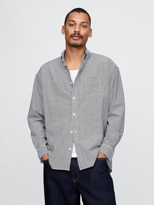 Camisa Oxford grande Camisa Oxford grande