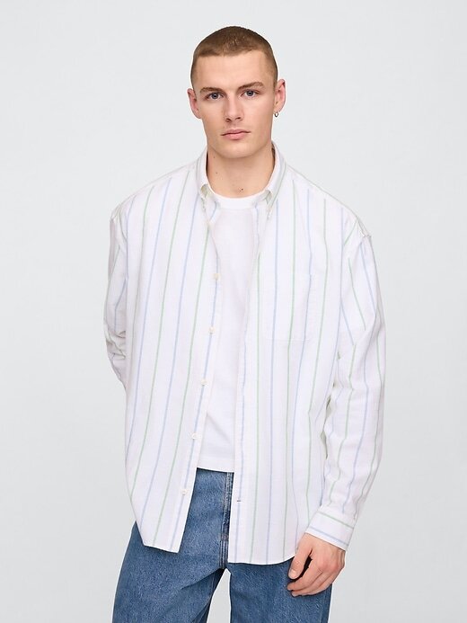 Camisa Oxford grande Camisa Oxford grande
