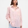 Camisa Oxford grande de algodón orgánico