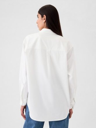 Camisa Oxford grande de algodón orgánico Camisa Oxford grande de algodón orgánico
