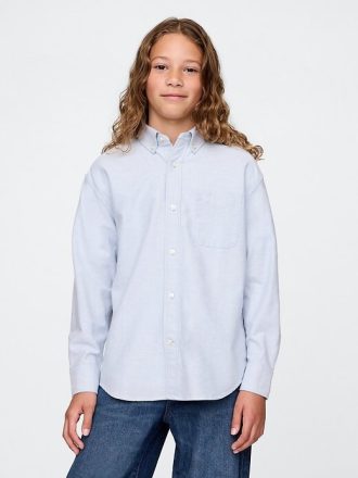 Camisa Oxford holgada para niños Camisa Oxford holgada para niños