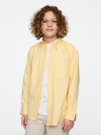Camisa Oxford holgada para niños