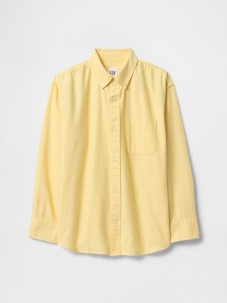Camisa Oxford holgada para niños