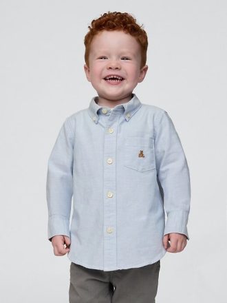 Camisa Oxford para bebés y niños pequeños