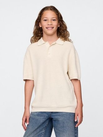 Camisa polo relajada para niños