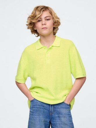 Camisa polo relajada para niños