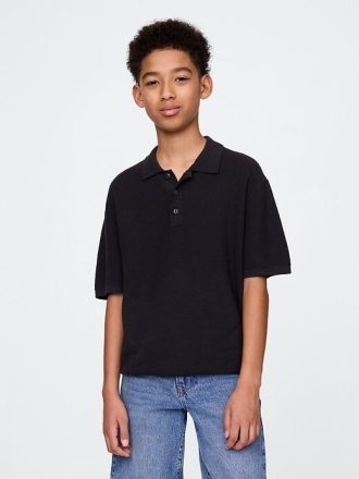 Camisa polo relajada para niños
