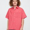 Camisa relajada de lino y algodón para niños Camisa relajada de lino y algodón para niños