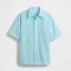 Camisa relajada de lino y algodón para niños Camisa relajada de lino y algodón para niños