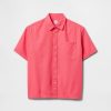 Camisa relajada de lino y algodón para niños Camisa relajada de lino y algodón para niños
