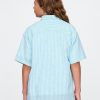 Camisa relajada de lino y algodón para niños Camisa relajada de lino y algodón para niños
