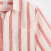 Camisa relajada de lino y algodón para niños Camisa relajada de lino y algodón para niños