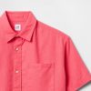 Camisa relajada de lino y algodón para niños Camisa relajada de lino y algodón para niños