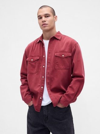 Camisa relajada de mezclilla ultra suave Camisa relajada de mezclilla ultra suave