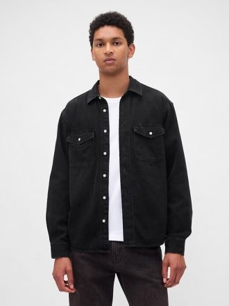 Camisa relajada de mezclilla ultra suave Camisa relajada de mezclilla ultra suave