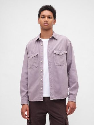 Camisa relajada de mezclilla ultra suave Camisa relajada de mezclilla ultra suave